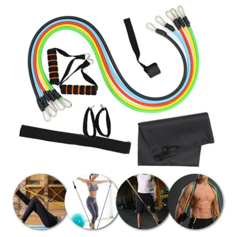 Kit de Elásticos Extensores Para Exercícios.