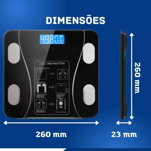 Balança De Bioimpedância Corporal -[Bluetooth]