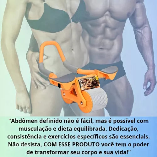 Roda De Exercícios Abdominais Com Apoio De Cotovelo