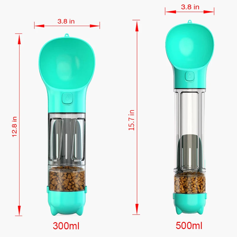 Garrafa Multifuncional Para Pet. 4 em 1